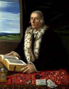 Italian, North - The Protonotary Giovanni Giuliano (Zuan Zulian) - Google Art Project