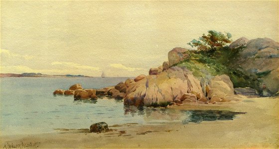 Half Moon Beach, Gloucester by Melbourne Havelock Hardwick 