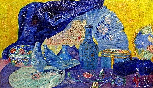 Harmonie en bleu, 1919, oil on canvas, 45 x 76 cm, Private Collection