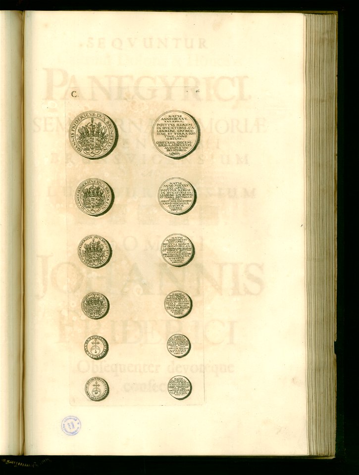 Iusta Funebria Serenissimo Principi Joanni Friderico Brunsvicensium Et Luneburge ... Platte (86)