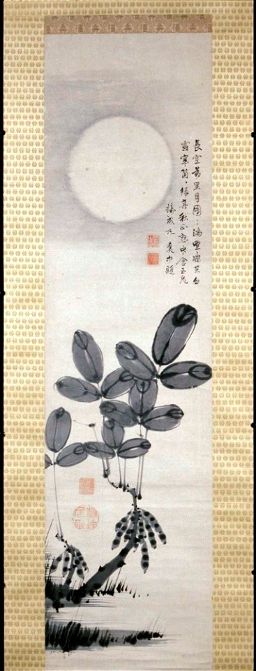 Ito Jakuchu - Drying Beans in the Moonlight - 78.73 - Detroit Institute of Arts
