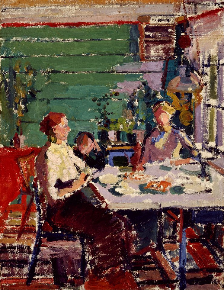 Harold Gilman - Interior Scene, Possibly in Norway - Google Art Project