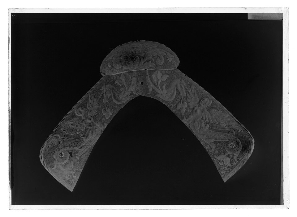 Harnesksadel, Augsburg ca 1540 - Livrustkammaren - 78102-negative