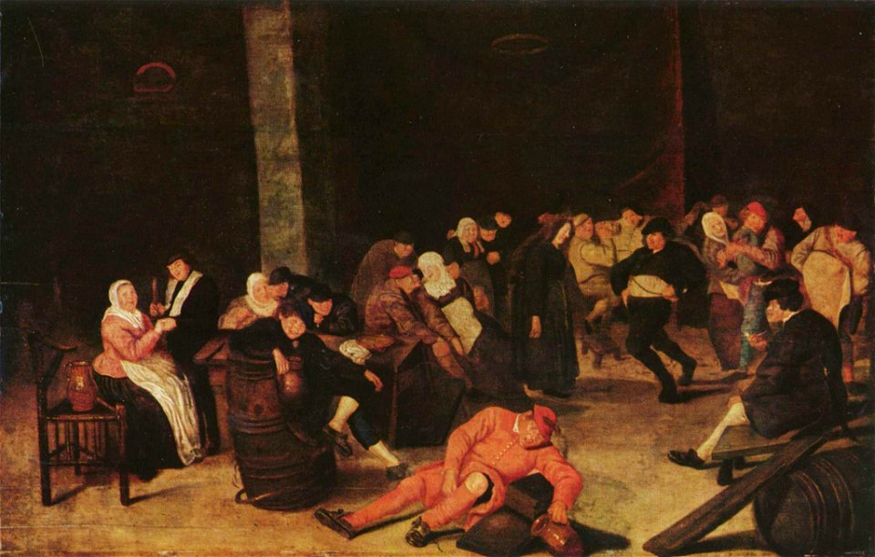 Harmen Hals - Peasants at a Wedding Feast