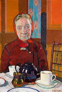 Harold Gilman - Mrs Mounter - Google Art Project