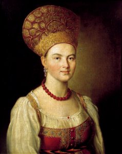 Ivan Argunov - Portrait of an Unknown Peasant - WGA00948