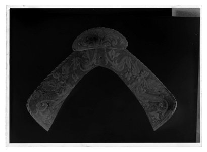 Harnesksadel, Augsburg ca 1540 - Livrustkammaren - 35301-negative