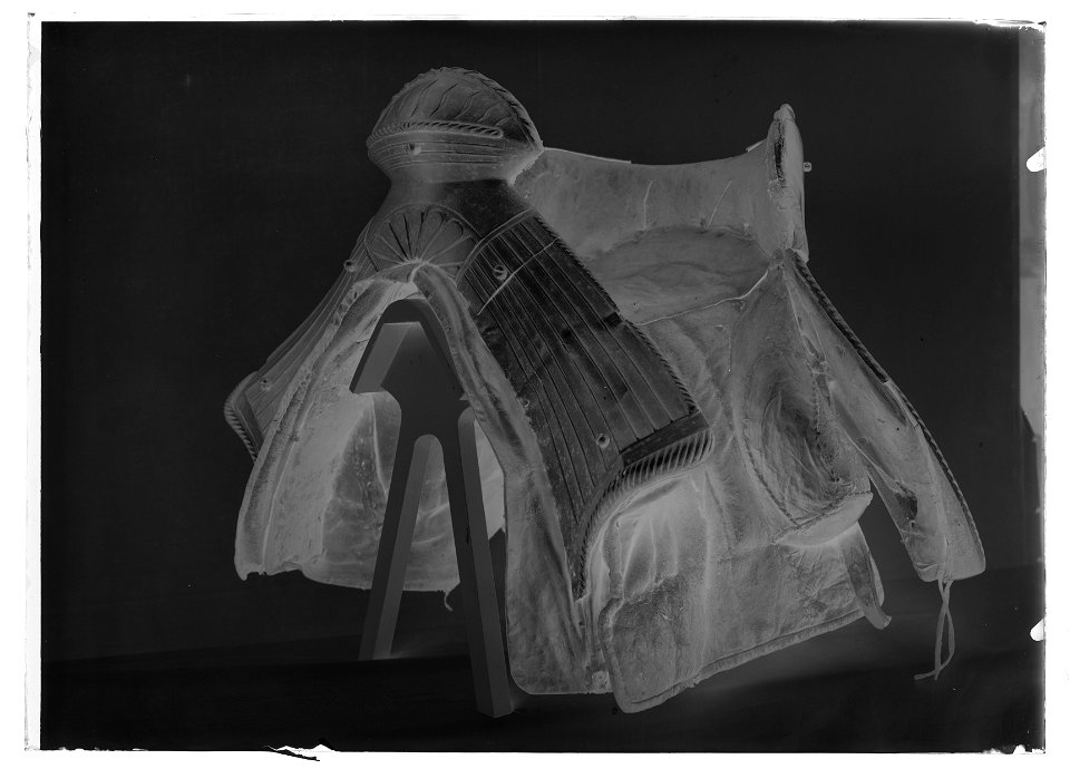 Harnesksadel, Tyskland, 1520-30-tal - Livrustkammaren - 17455-negative