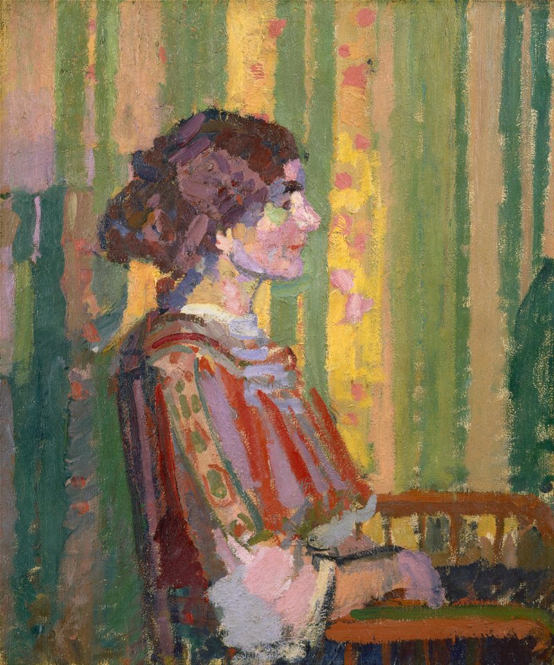 Harold Gilman - Stanislawa de Karlowska (Mrs. Robert Bevan) - Google Art Project