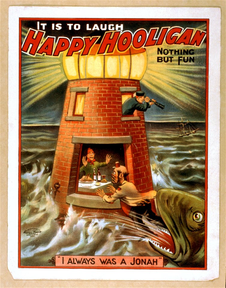 Happy Hooligan it is to laugh - nothing but fun. LCCN2014635421
