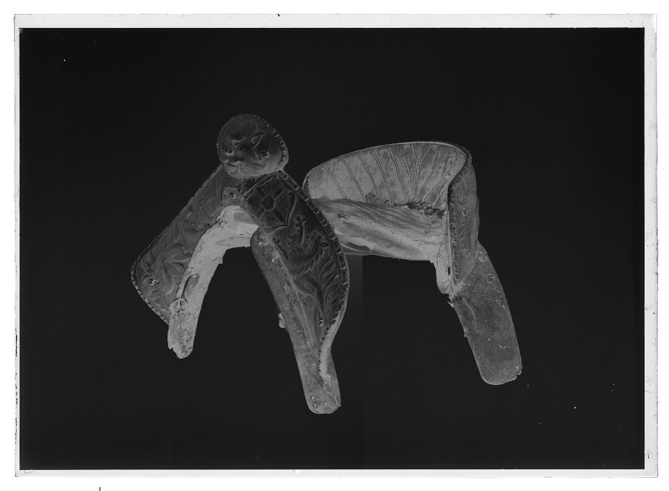 Harnesksadel, Augsburg ca 1540 - Livrustkammaren - 18151-negative