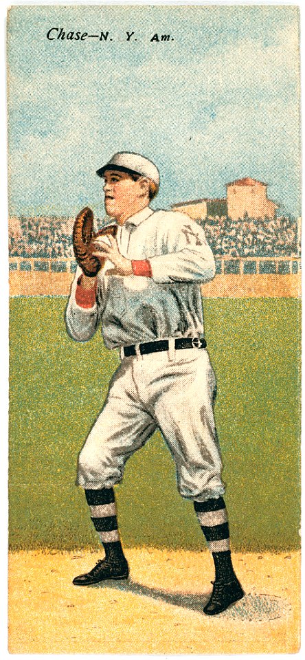 Harold Chase-Edward J. Sweeney, New York Highlanders, baseball card portrait LCCN2007683886