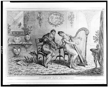 Harmony before matrimony - Js. Gillray, des. & ft. LCCN90710277