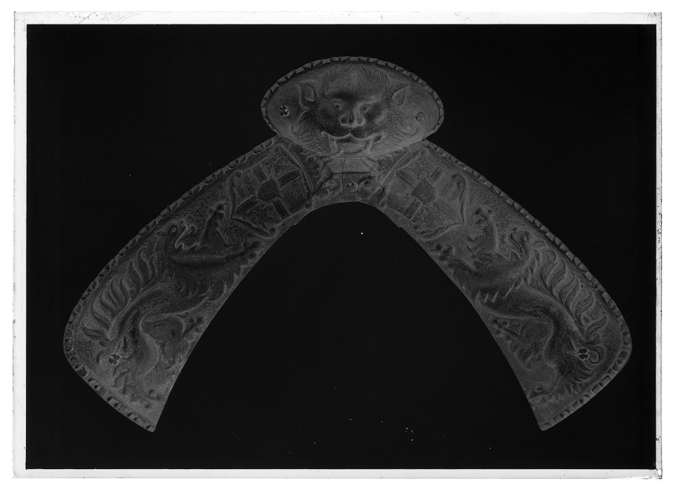 Harnesksadel, Augsburg ca 1540 - Livrustkammaren - 52392-negative
