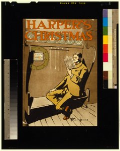 Harper's Christmas - Edward Penfield. LCCN2006676061. Free illustration for personal and commercial use.