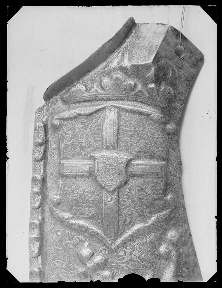 Harnesksadel, Augsburg ca 1540 - Livrustkammaren - 27940