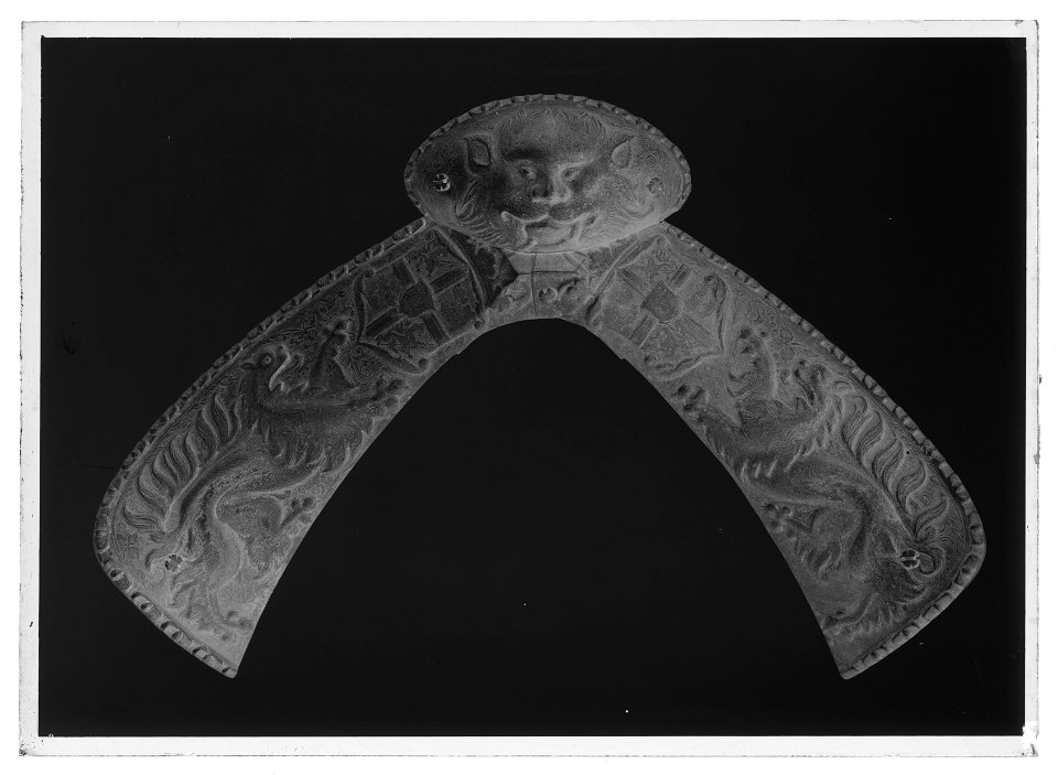 Harnesksadel, Augsburg ca 1540 - Livrustkammaren - 69515-negative