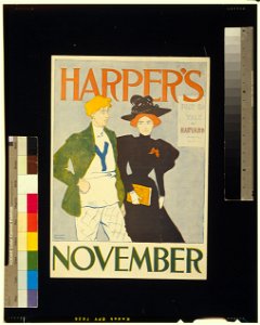 Harper's November - Edward Penfield. LCCN2006676057. Free illustration for personal and commercial use.