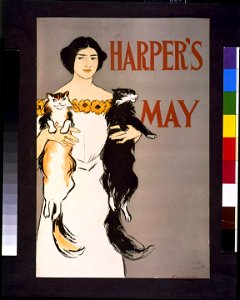 Harper's May - Edward Penfield. LCCN94508810. Free illustration for personal and commercial use.