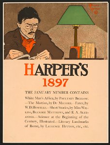 Harper's 1897. January number contains... LCCN2015646462. Free illustration for personal and commercial use.