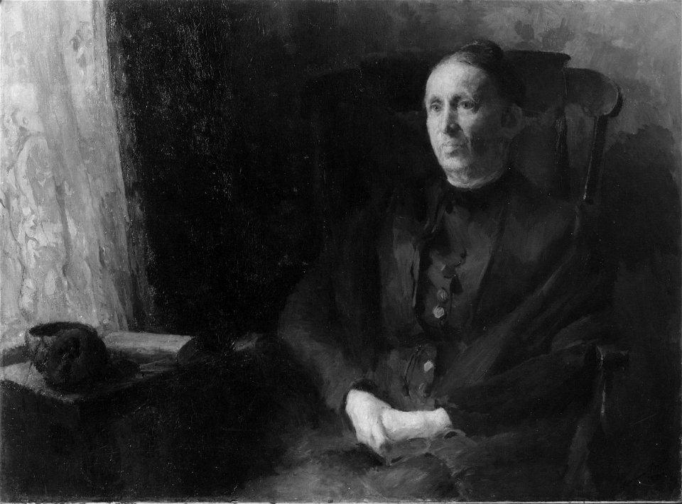 Harriet Backer - Portrett av Wilhelmine Ullmann f. Duncker - Norsk portrettarkiv - Riksantikvaren - U000013