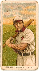 Harris, Portland Team, baseball card portrait LCCN2007685550