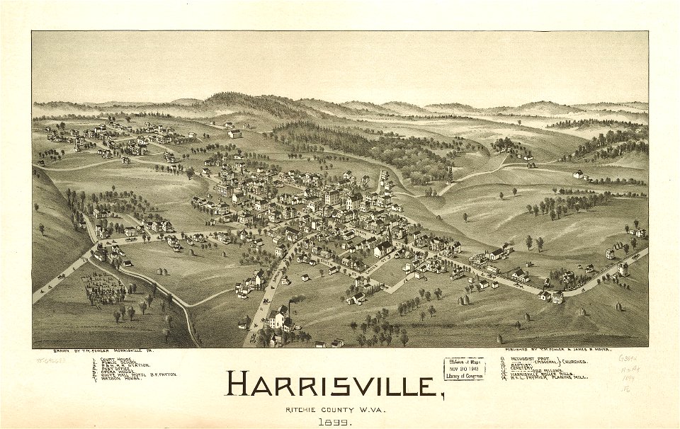 Harrisville, Ritchie County, W.Va. 1899. LOC 75696683