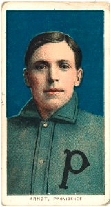 Harry Arndt, Providence Team, baseball card portrait LCCN2008677017