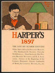 Harper's January 1897 Poster