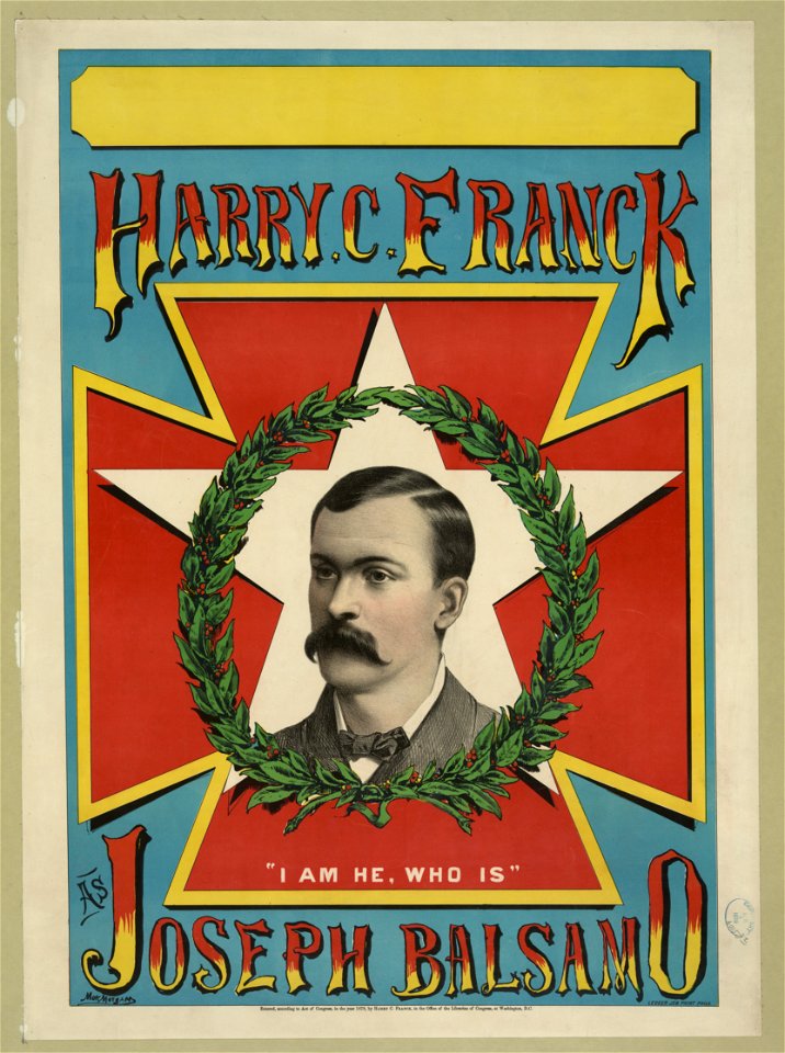 Harry C. Franck as Joseph Balsamo LCCN2003672946