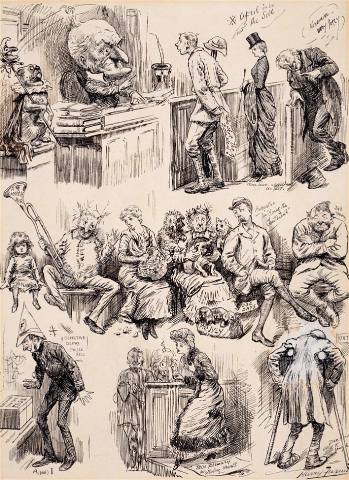 Harry Furniss-98268 - An allegory of the Months