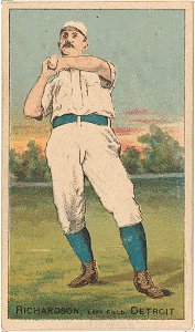 Hardy Richardson, Detroit Wolverines, baseball card portrait LCCN2007680758