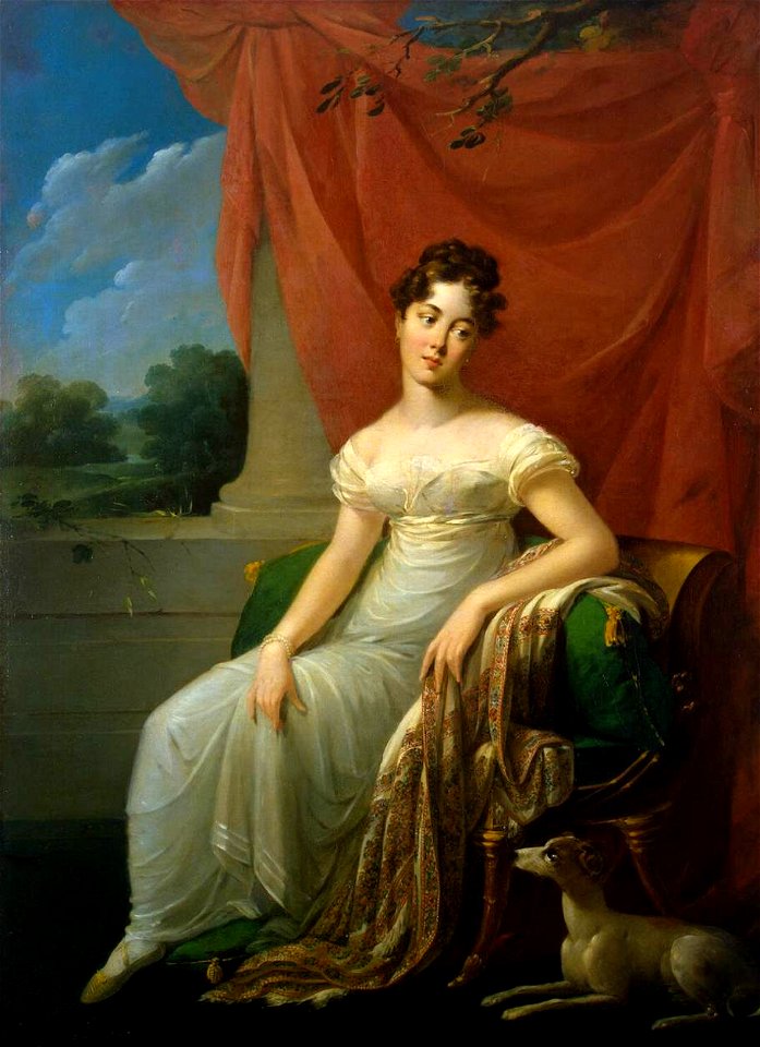 Henri-François Riesener - Portrait of Sofia Apraxina - WGA19478