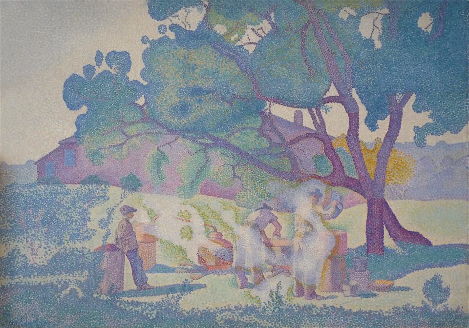 Henri-Edmond Cross-La Ferme, matin-Musée des beaux-arts de Nancy