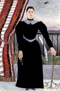 Henri Rousseau - Portrait of a Woman (1895)