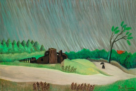 Henri Rousseau - Un matin de pluie