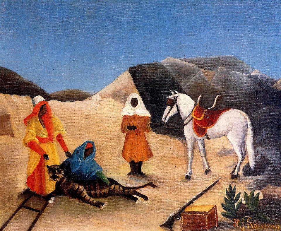 Henri Rousseau - The tiger hunt