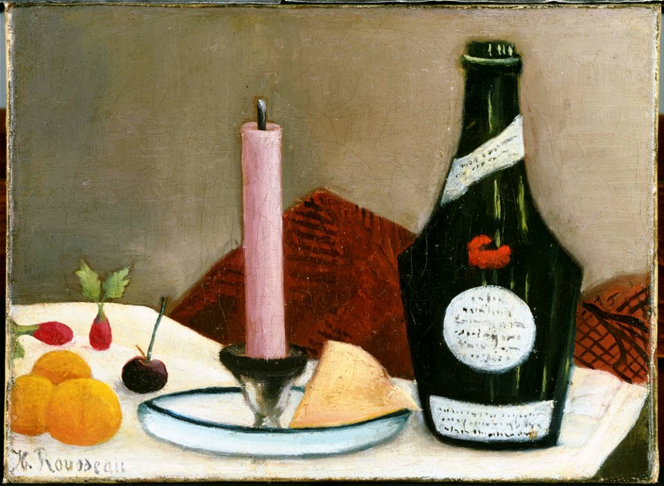 Henri Rousseau - The Pink Candle - Google Art Project