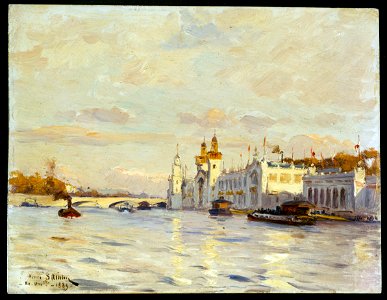 Henri Saintin - Vue de l'Exposition Universelle de 1889 - P2727 - Musée Carnavalet