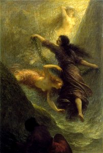 Henri Fantin-Latour - O Ouro do Reno ou Primeira Cena de «O Ouro do Reno» , 1888
