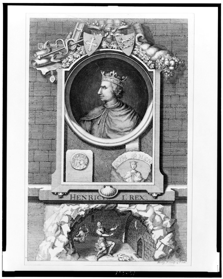 Henricus I. Rex - desig. et sculpt. G. Vertue. LCCN98506318