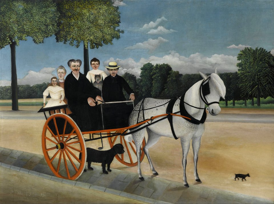 Henri Rousseau, dit le Douanier - La Carriole du père Junier - Google Art Project