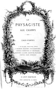 Henriet - Le paysagiste aux champs, 1876, Grav p. 006