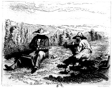 Henriet - Le paysagiste aux champs, 1876, Grav p. 124