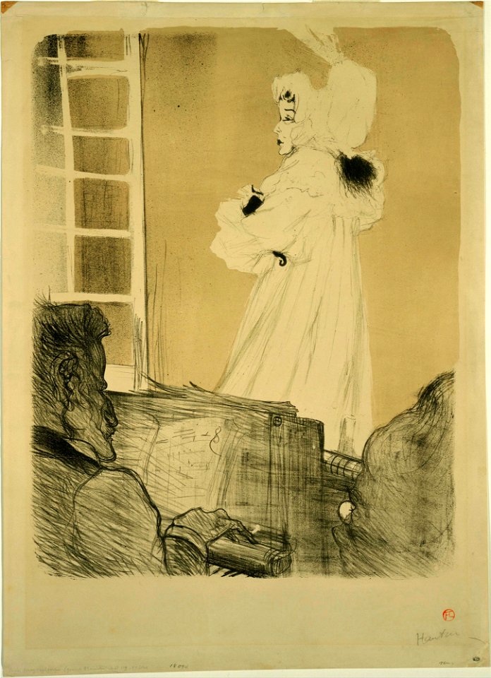 Henri de Toulouse-Lautrec - Miss May Belfort (State I) - Google Art Project