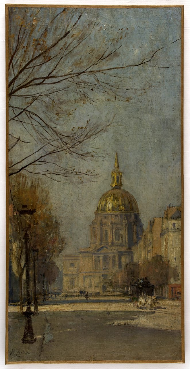 Henri Zuber - Esquisse pour l'escalier des Fêtes de l'Hôtel de Ville de Paris , Boulevard des Invalides - PPP4301 - Musée des Beaux-Arts de la ville de Paris