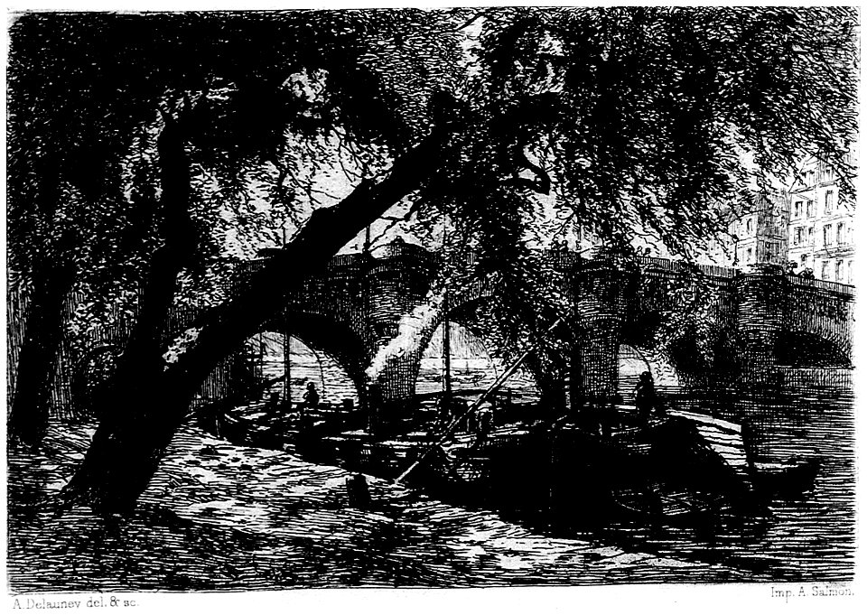 Henriet - Le paysagiste aux champs, 1876, Grav p. 116