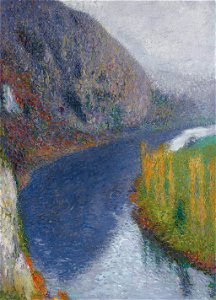 Henri martin le lot au pied des falaises de st-cirq-lapopie010942)