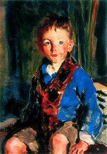 'Fergus, Boy in Blue' by Robert Henri, 1928