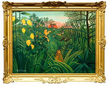 Henri Rousseau Three apes In The Orange Grove 1907c